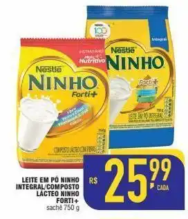 Mercantil Rodrigues Leite em pó ninho integral/composto lácteo ninho forti+ oferta