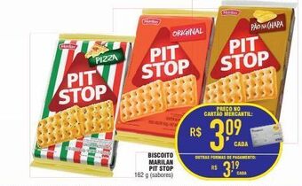 Mercantil Rodrigues Biscoito marilan pit stop 162g oferta