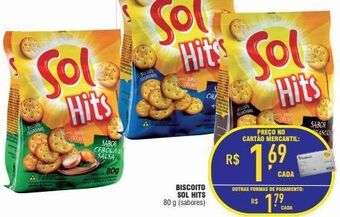 Biscoito sol hits
