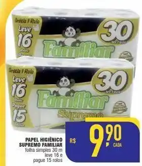 Mercantil Rodrigues Papel higiênico familiar oferta