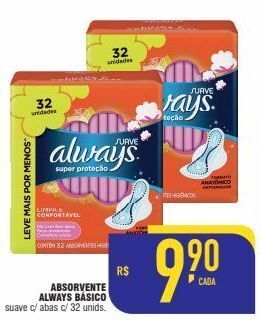 Mercantil Rodrigues Absorvente always básico oferta
