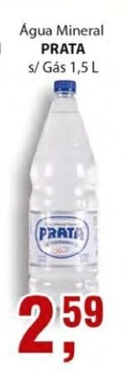 Supermercados Mundial Agua Mineral Prata s/gas 1.5L oferta