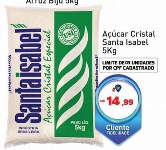 Tonin Superatacado Açúcar santa isabel 5kg oferta