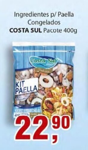 Supermercados Mundial Costa Sul 400g oferta