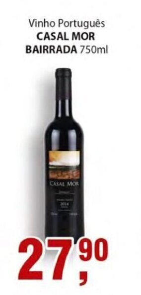 Supermercados Mundial Vinho Portugues Casal Mor Bairrada 750ml oferta
