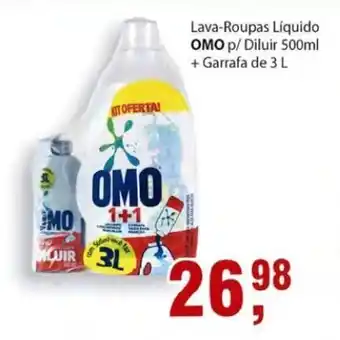 Supermercados Mundial Lava roupas liquido Omo 3L oferta