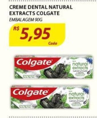 Assaí Atacadista Creme Dental Natural Extracts Colgate 90g oferta