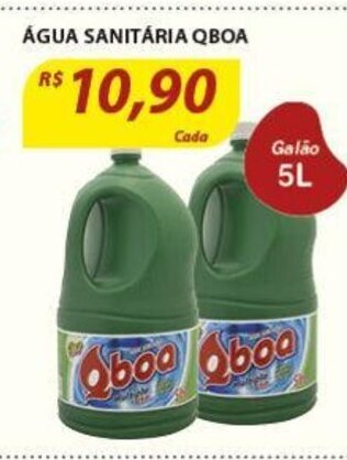 Assaí Atacadista Agua Sanitaria Qboa 5L oferta