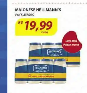 Assaí Atacadista Maionese Hellmann's 4x500g oferta