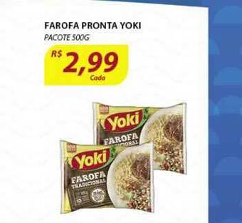 Assaí Atacadista Farofa Pronta Yoki 500g oferta