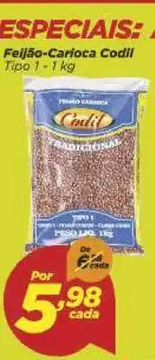 Feijão-carioca Codil 1kg