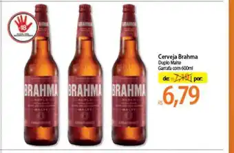Atacadão Cerveja Brahma Duplo Malte 600ml oferta