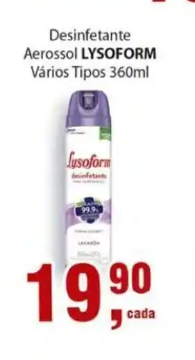 Desinfetante Aerosol Lysoform 360ml