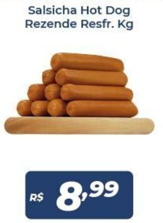 Atakarejo Salsicha Hot Dog Rezende 1kg oferta