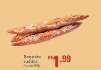 Nacional Baguete Rústica 100g oferta
