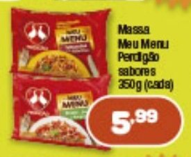 Costazul Supermercados Massa Meu Menu Perdigao sabores 350g oferta