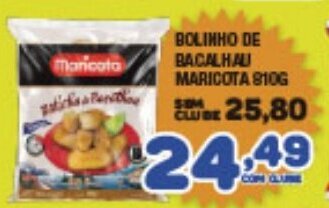 Costazul Supermercados Bolinho de Bacalhau Maricota 810g oferta