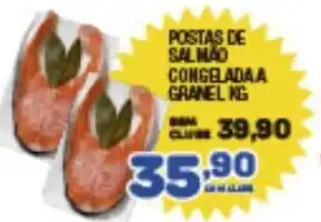Postas de Salmao Congelada a granel 1kg
