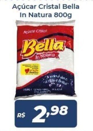 Atakarejo Acucar Cristal Bella in Natura 800g oferta