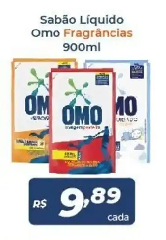 Sabao liquido Omo Frag. 900ml