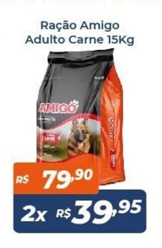 Atakarejo Racao Amigo Adulto Carne 15kg oferta