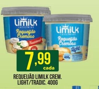 Requeijao Limilk Crem. Light/ Trad. 400g