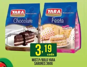 Casagrande Supermercados Mist. p/ Bolo Yara sabores 360g oferta
