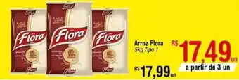 Fort Atacadista Arroz Flora 5kg tipo 1 oferta