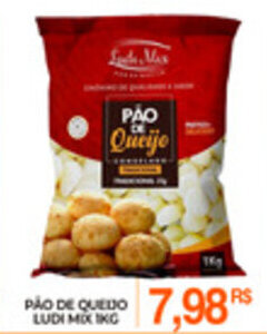 Mercadão Atacadista Pao de Queijo Ludi Mix 1kg oferta