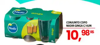 Mercadão Atacadista Conjunto copo Nadir Ginga c/6un oferta