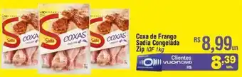 Coxe de Frango Sadia Congelada Zip 1kg
