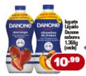 Costazul Supermercados Iogurte Liquido Danone Sabores 1.350g oferta