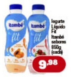 Costazul Supermercados Iogurte Liquido Fit Itambe Sabores 850g oferta