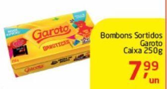 Tenda Atacado Bombons sortidos garoto 250g oferta