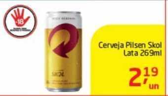 Tenda Atacado Cerveja pilsen skol 269ml oferta