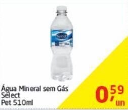 Tenda Atacado Água mineral sem gás select 510ml oferta