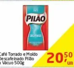 Tenda Atacado Café torrado e moído descafeinado pilão 500g oferta