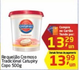 Tenda Atacado Requeijão cremoso catupiry 500g oferta