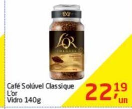 Café solúvel l'or 140g