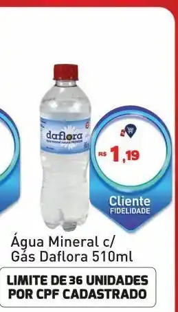 Tonin Superatacado Agua mineral c/gas daflora 510 ml oferta
