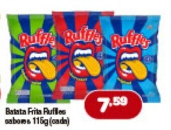 Costazul Supermercados Batata Frita Ruffles sabores 115g oferta