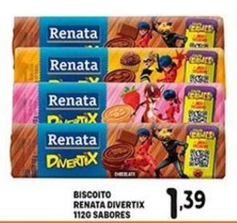 Bom Dia Biscoito Renata Divertix 112g sabores oferta