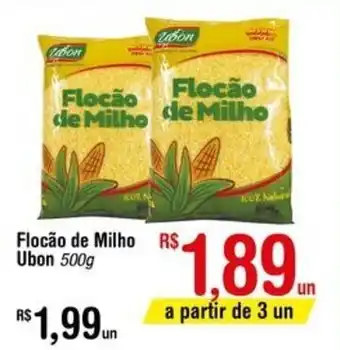 Fort Atacadista Flocao de Milho Ubon 500g oferta
