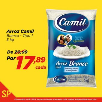 Dia Arroz Camil Branco Tipo 1 5kg oferta