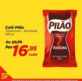 Dia Cafe Pilao Tradicional Almofada 500g oferta
