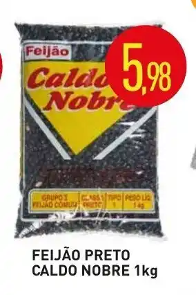 Feijao Preto Caldo Nobre 1kg
