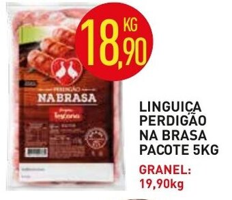 Calvo Atacadista Linguica Perdigao Na Brasa pacote 5kg oferta