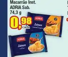 Paulistão Supermercados Macarrão Inst. Adria Sab. 74.3g oferta