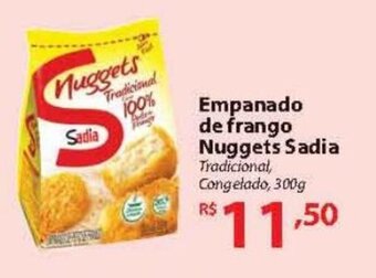 Nacional Empanado de frango Nuggets Sadia 300g oferta