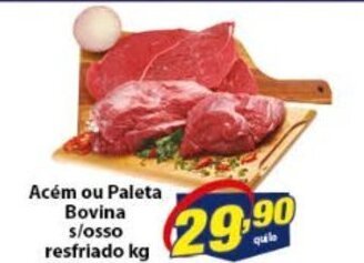 Vencedor Atacadista Acem ou Paleta Bovina s/osso resfriado 1kg oferta